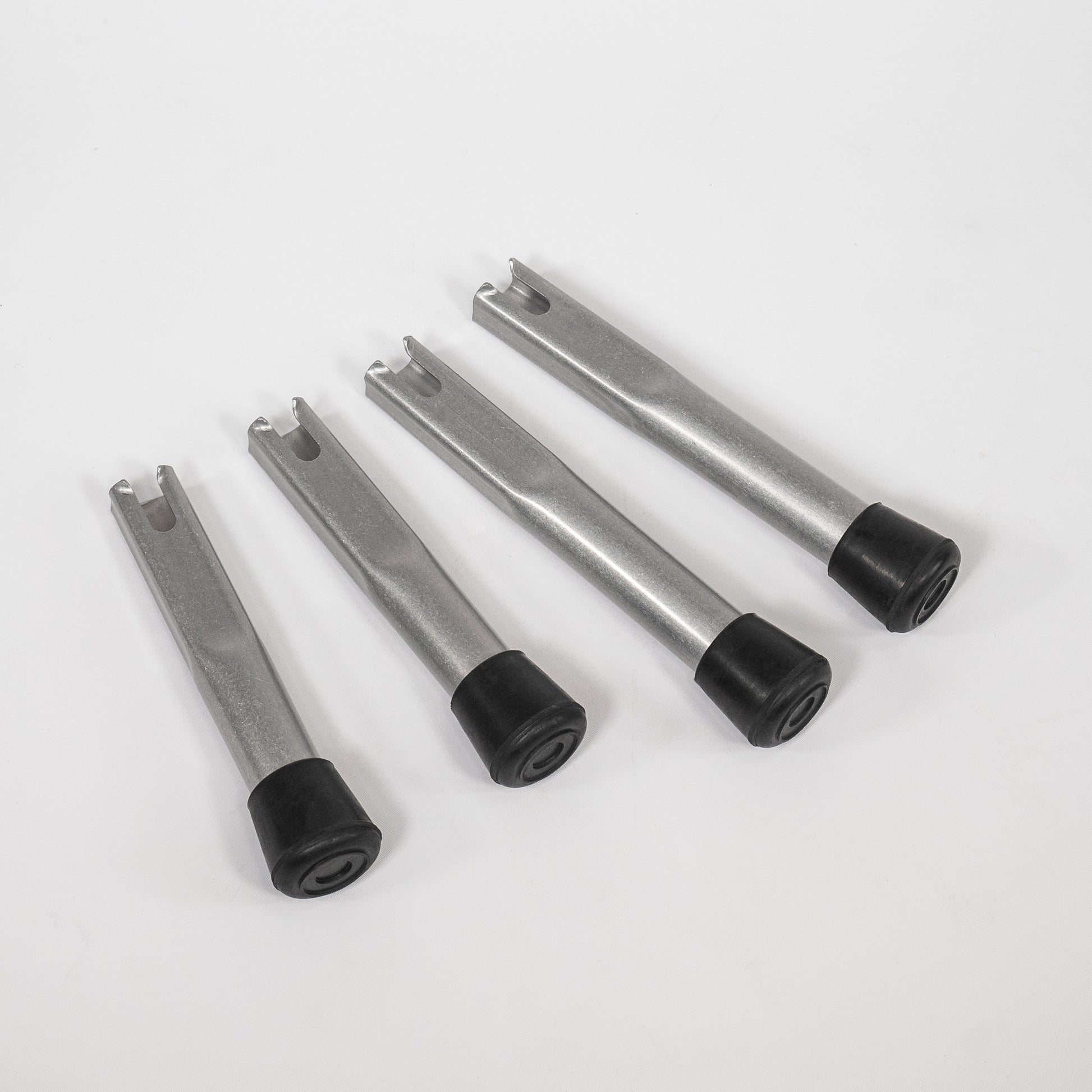 set of four aluminium leg extensions for a classic kermit chair luxury motorcycle touring camping glamping furniture handmade wooden furniture made in the USA