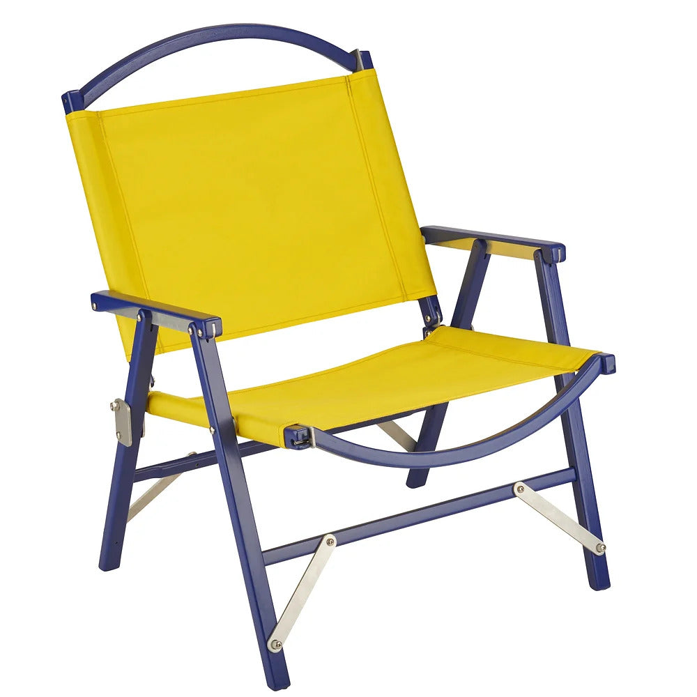 Lateral Objects and Kermit Chair collaboration chair handmade portable packable luxury camping glamping high design contemporary art deco wooden furniture made in the USA