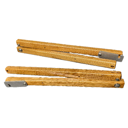 Replacement seat and back rails for kermit chair camping furniture oak walnut long lasting luxury camping glamping furniture hand made